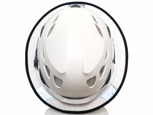 Load image into Gallery viewer, Da Brim PRO Builder construction helmet brim. Back view