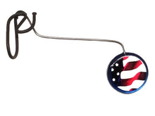 Load image into Gallery viewer, Tiger Eye Bicycle mirror in Patriot/USA flag design