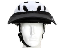 Load image into Gallery viewer, Da Brim Rezzo helmet visor in black. Front view