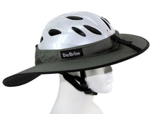 Load image into Gallery viewer, Da Brim Cycling Classic helmet visor brim in gray. Right side view.