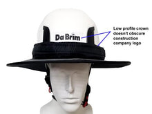 Load image into Gallery viewer, Image showing the Da Brim PRO Tech on a helmet with the helmet&#39;s company logo still visible