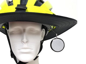 Tiger eye helmet mirror and a Da Brim Sporty helmet visor